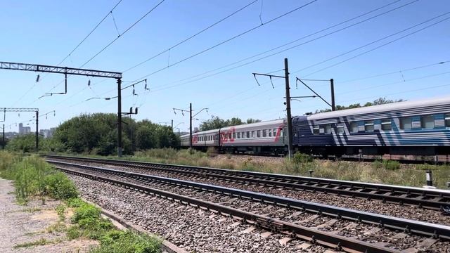 ЭП1М-628 С поездом №492Э Симферополь-Москва смотреть онлайн