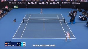 Eva Lys v Iga Swiatek Highlights | Australian Open 2025 Fourth Round