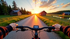 Просто велопрогулка 4К видео, с музыкой(без авторских прав). Часть 4.