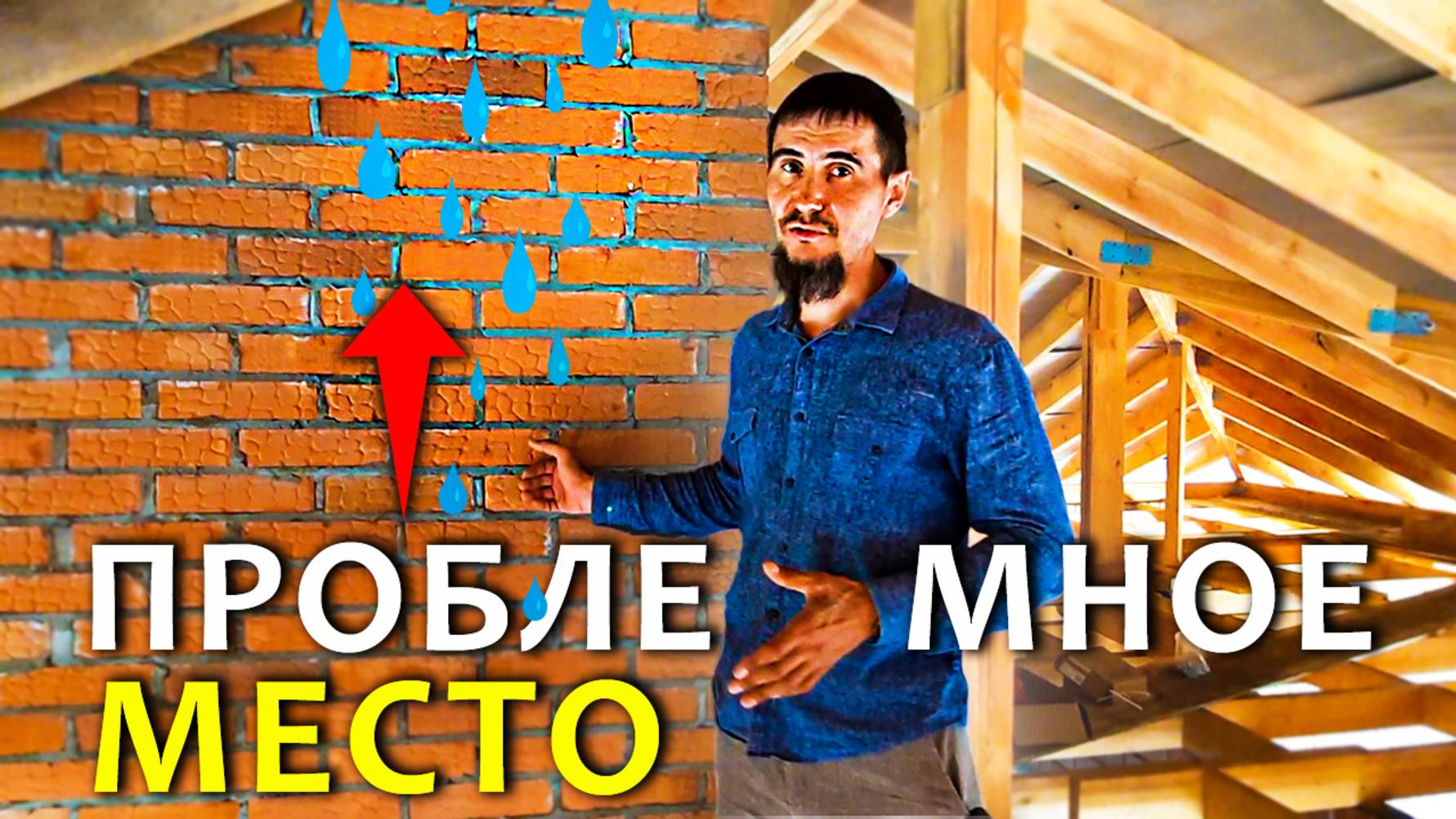 Вальмовая Стропильная система КРЫШИ / Как не допустить ТЕЧЬ возле ТРУБЫ?