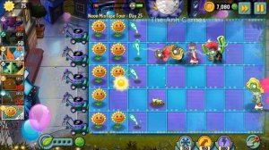 Neon Mixtape Tour Day 25 (2021) Walkthrough - The Anh Games - PVZ 2 - Plants vs Zombies 2