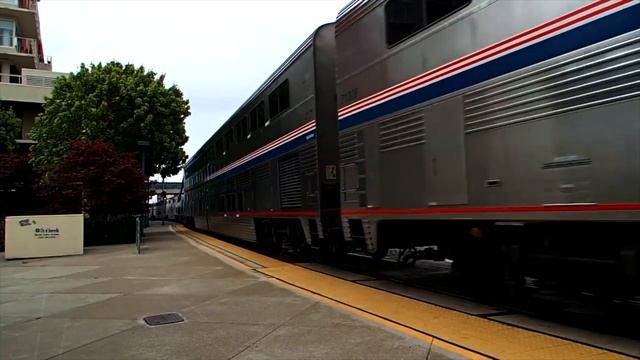 Amtrak California Zephyr Arriving into Emeryville, CA July 20, 2015 смотреть онлайн