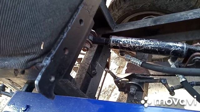 Гидравлика на самодельный минитрактор, первый запуск. смотреть онлайн