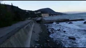 Прогулка по набережной Карабаха, Малый Маяк, Алушта, Крым