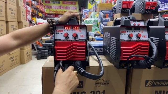 MÁY HÀN MIG MINI NIPPON 201 SIÊU PHẨM ĐẶC BIỆT MỚI VỀ 0907901305-0376660068-0396868222