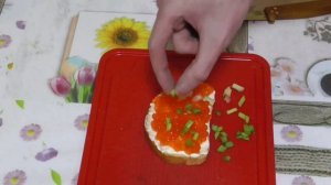 Народный советский Бутерброд с красной икрой