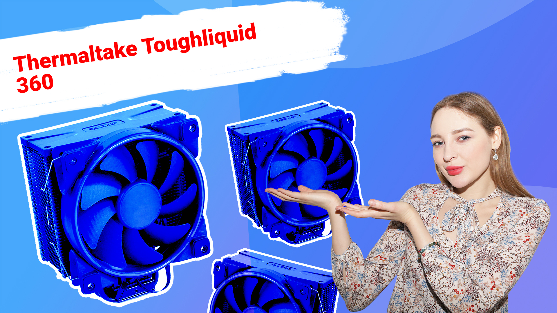 НИКС Компьютерный Супермаркет: видео про Система водяного охлаждения Thermaltake Toughliquid 360