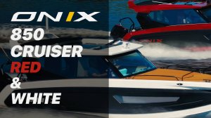 ONIX 850 CRUISER RED WHITE