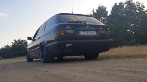 BMW e34 525tds m51d25 EVRY MOD testing;) twarda odcinka