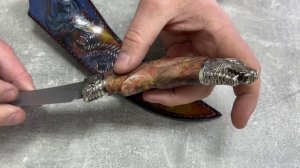 Обзор Авторского ножа Дракон