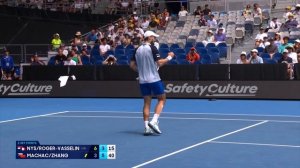 Nys/Roger-Vasselin v Machac/Zhang Highlights | Australian Open 2025 Third Round