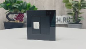 Розетка HDMI LIVOLO черная, VL-C7-1HD-12