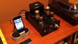 Musical Paradise MP-301 MKII Tube Amp with a Pure i20 DAC and Dynaco A25