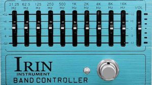 IRIN AN-40 10-ти полосный эквалайзер для гитары и баса.