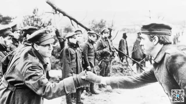 Рождественское перемирие 1914 года – редкий момент человечности среди жестокости войны. #рождество