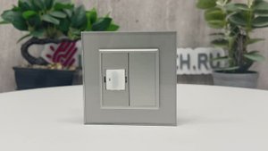 Розетка HDMI LIVOLO серая, VL-C7-1HD-15