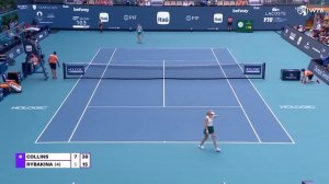 CONDENSED MATCH | Elena Rybakina vs. Danielle Collins | 2024 Miami Final | WTA Highlights