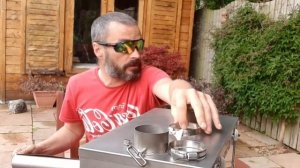 Wild camping Scotland. Unboxing and review of the Pomoly T1 vision titanium woodstove. Bushcraft.