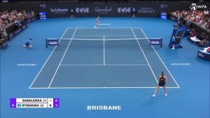 CONDENSED MATCH | Aryna Sabalenka vs. Elena Rybakina | 2024 Brisbane Final | WTA Highlights