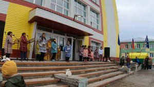 Празднование дня коренных народов севера в п. Провидения Чукотка