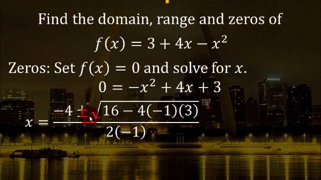 7-6 Quadratic Functions смотреть онлайн