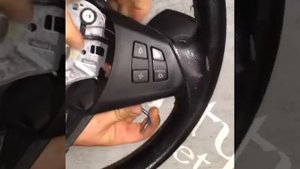 How to remove airbag steering wheel BMW X5 e70 2008 - Dr.VOLANT