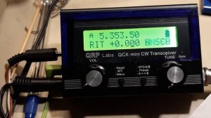 QRP Labs QCX-mini for 60m. Short demo