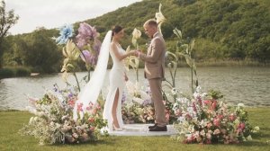 Максим и Анастасия, Цветущий сад, выездная свадьба в Семигорье