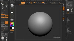 032 Zbrush 2020 Deco Curve Dots Brush