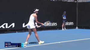 Arantxa Rus v Olga Danilovic Highlights | Australian Open 2025 First Round