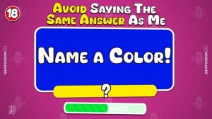 Avoid Saying The Same Thing As Me 🤔 #4
