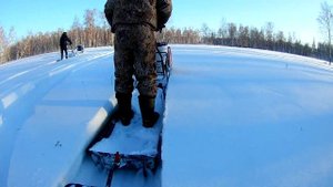 Сравнение мотобуксировщиков на 380-мм и 500-мм гусеницах. Толкач. Угол атаки.