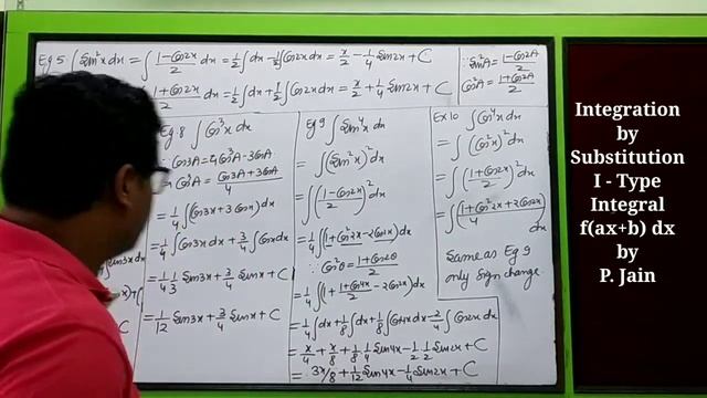 Indefinite Integral - Integration by Substitution Type - I, f(ax+b) dx type
