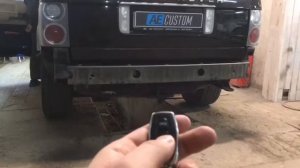 Управляемый выхлоп на Range Rover Vogue