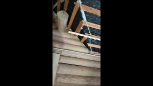 Натяжной потолок в доме из бревна. Бюджетный вариант исполнения.