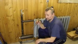 Обогреватель из чугунной батареи