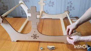 Сборка настольного Ткацкого станка.
