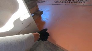 Простой тёплый водяной пол на фундаментной плите своими руками