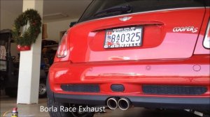 2006 R53 Mini Cooper S Borla Exhaust Before & After