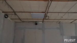 Завершён первый этап эл проводки (подготовка под потолки Армстронг и кабель канал).