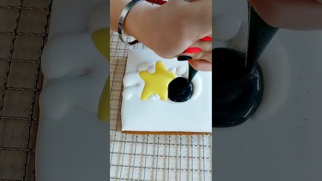 процесс создания пряничной открытки😃 #пряники #тортикиназаказ