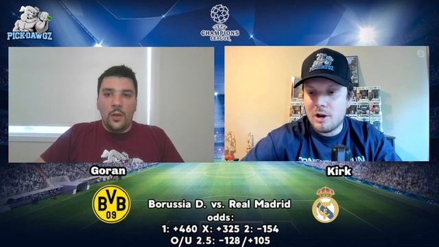 Borussia D. vs. Real Madrid Free Picks 6/1/2024 PickDawgz Corner Kick | Champions League Free Picks