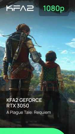 A Plague Tale: Requiem | KFA2 X GeForce RTX 3050 Black | 1080p (Full HD) разрешение