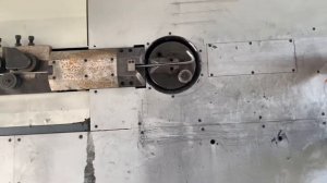 Производство хомутов из катанки 6мм с двух бухт одновременно. Металлобаза ЦСМ Новороссийск