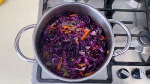 Борщ из красной капусты