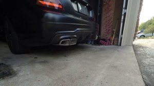 W204 muffler delete, x-pipe, M276 engine cold start