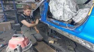 восстановление порогов и пола БМВ Е46   ЧАСТЬ1