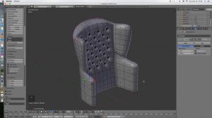 Wingback Baroque Royal Style Chair – Blender 3D. Part 1 of 2 – modeling.