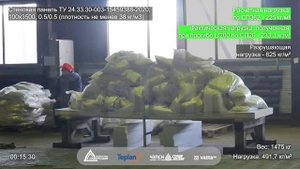 Натурные испытания стеновой сэндвич-панели ПИР, 100х3500 0,5/0,5