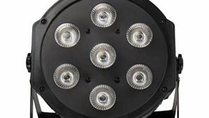 Сценическая светодиодная светомузыка SHEHDS LED Par 7x18 Вт видеообзор